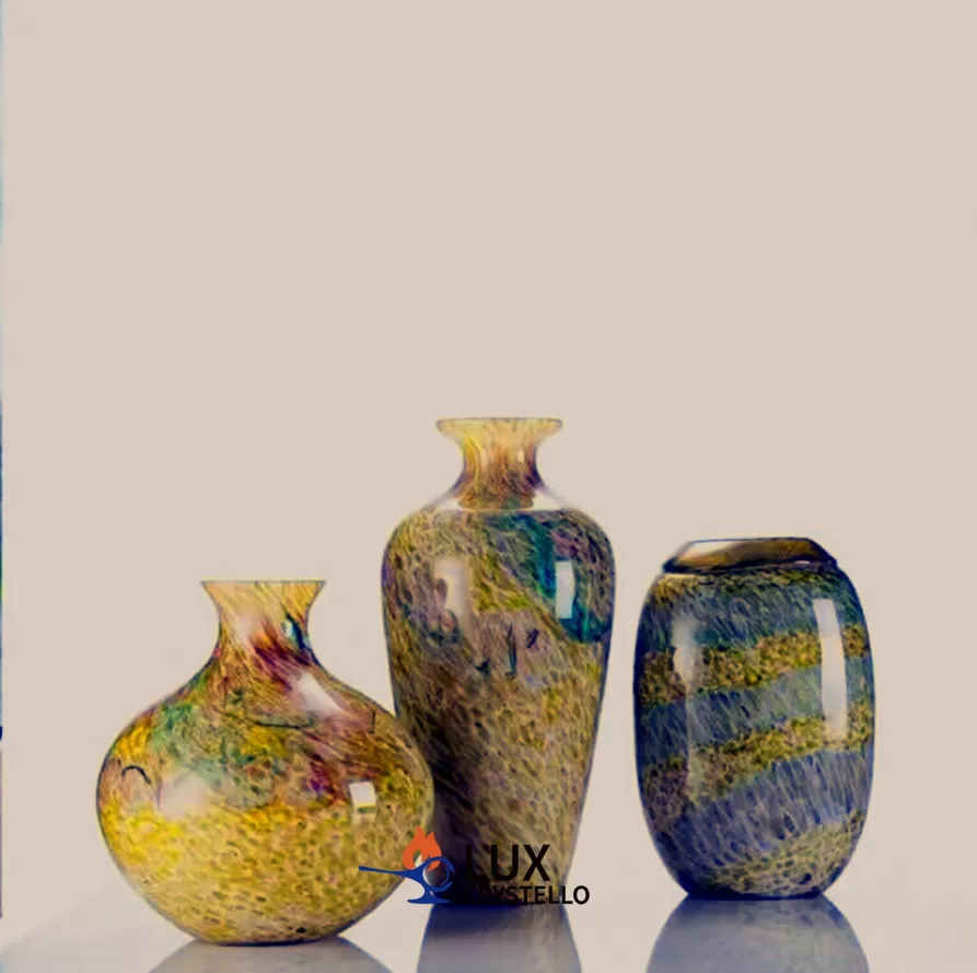 art crystal glass vase decor