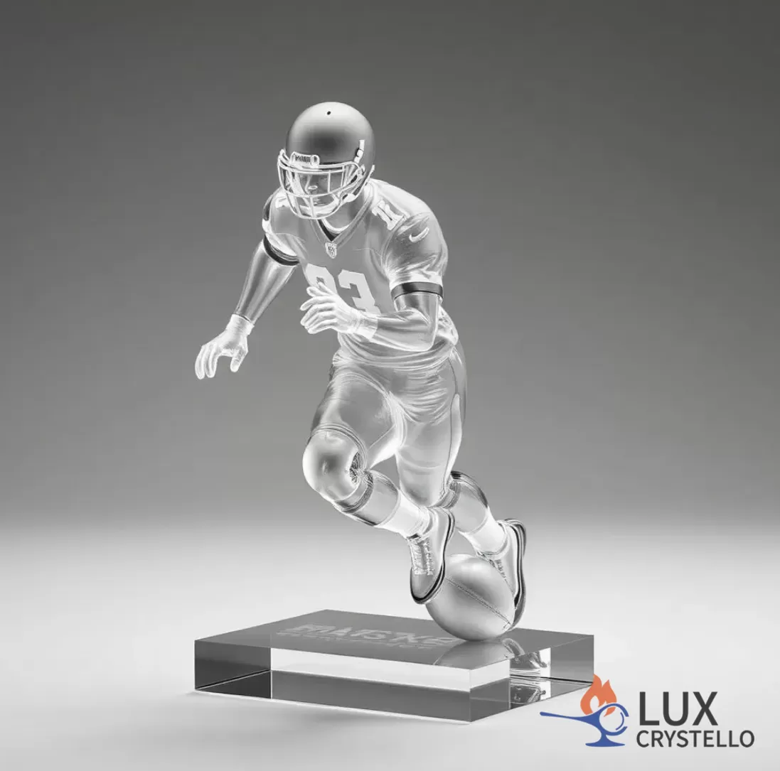 glass athlete memorial sculpture glass athlete memorial sculpture