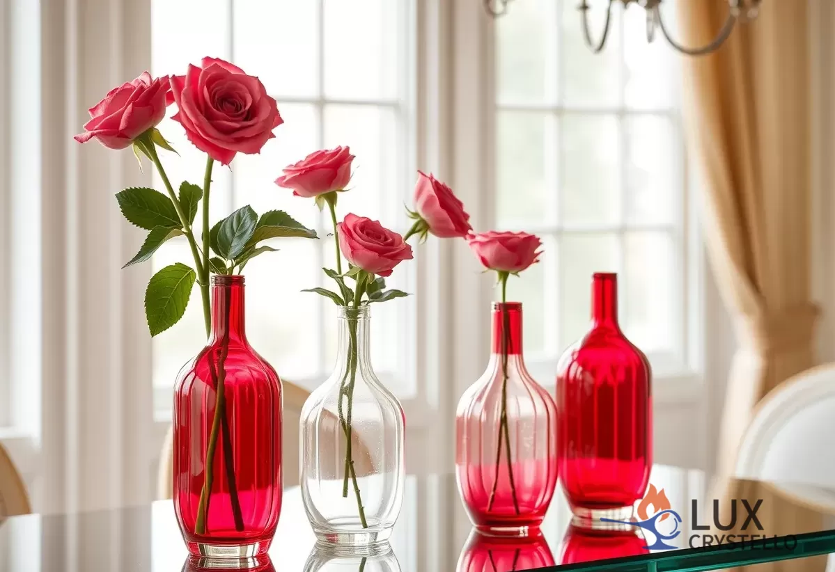 crystal narrow-mouth vase molding crystal narrow-mouth vase molding