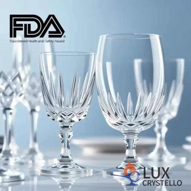 handmade crystal serving ware