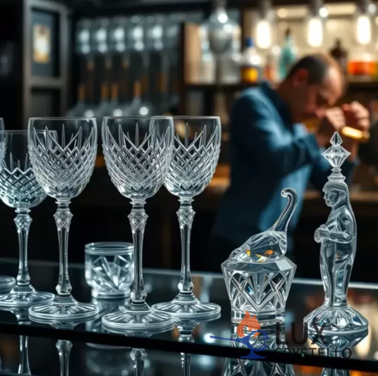luxury crystal glassware