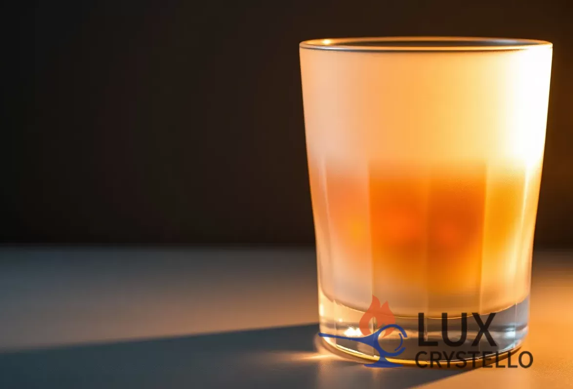 bespoke frosted crystal glass