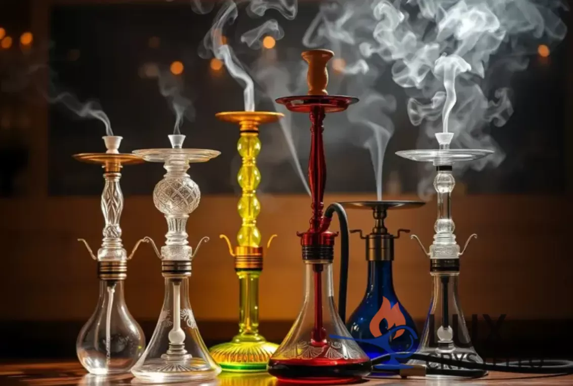glass hookahs in different regions
