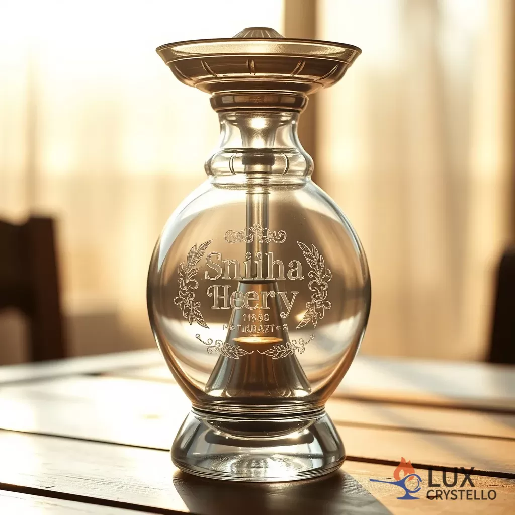 engraving patterns on hookah glass tank