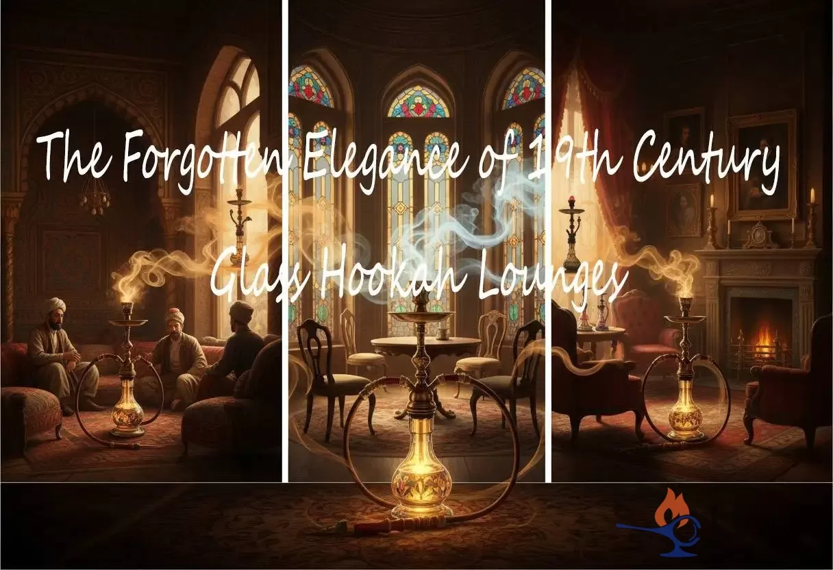 The Forgotten Elegance of 19th Century Glass Hookah Lounges