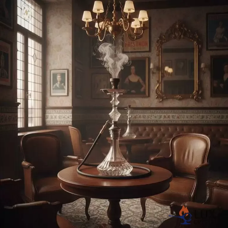 European crystal hookah