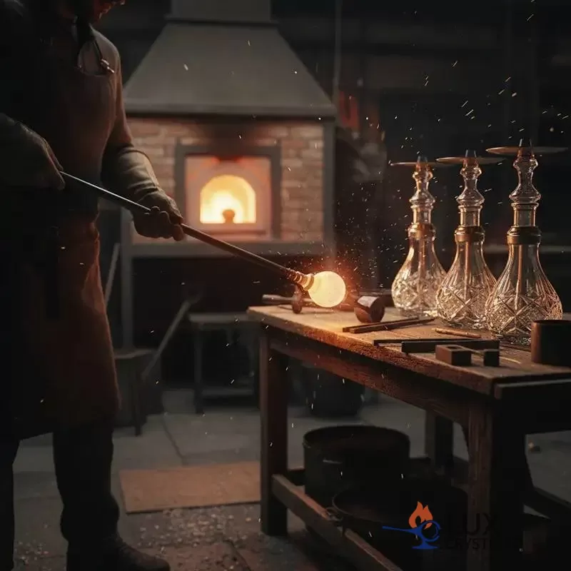 handcraft crystal hookah bottles OEM