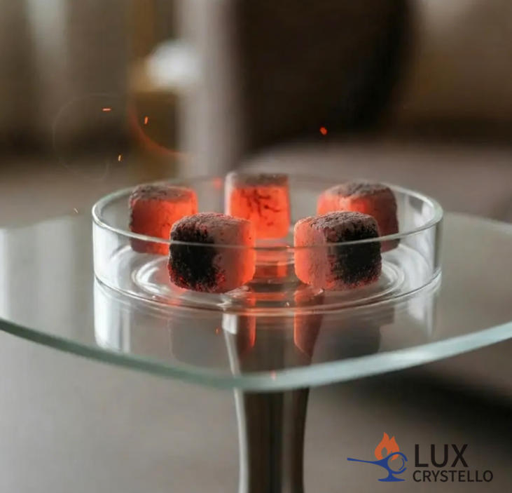 glass hookah charcoal tray