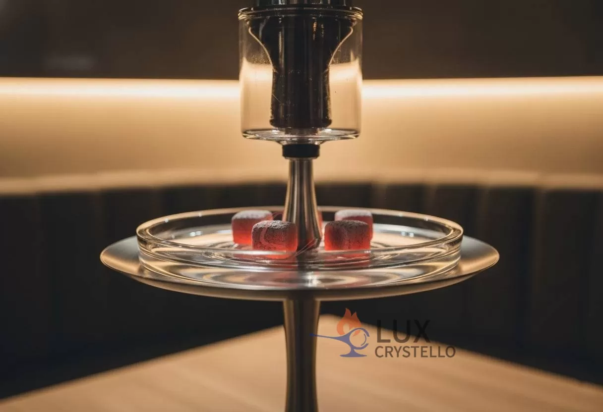 Crystal Hookah Tray as a Polished Element of Balance, Heat Control and Modern Style